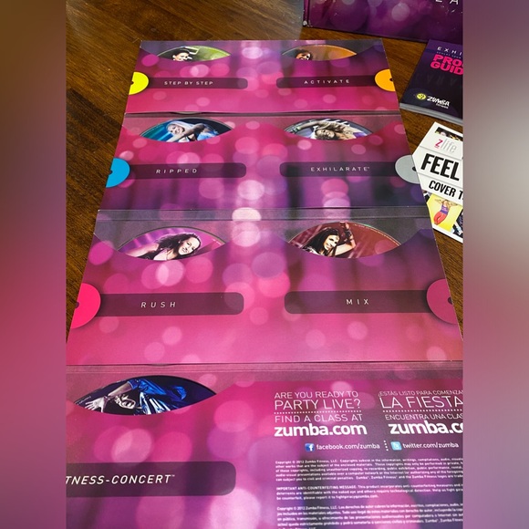 Zumba Exhilarate 7 DVD Set NIB - Picture 4 of 13